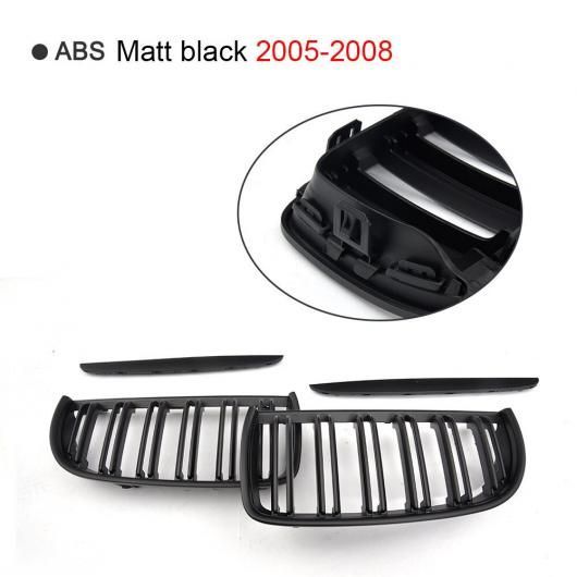 ABS フロント バンパー グリル カバー トリム アクセサリー 適用 BMW 3シリーズ E 90 320 i 323 325 328 マット ブラック 05 08 AL II 09