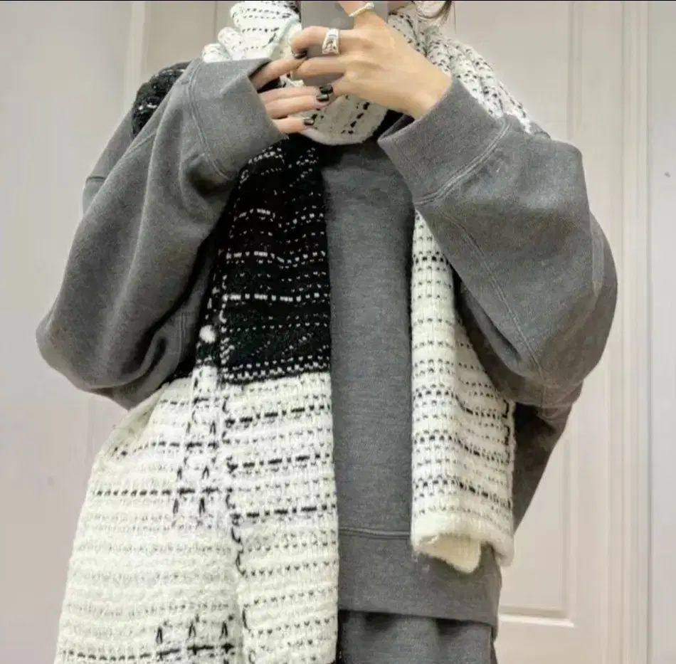 ニット マフラー スカーフ ユニセックス 秋 冬