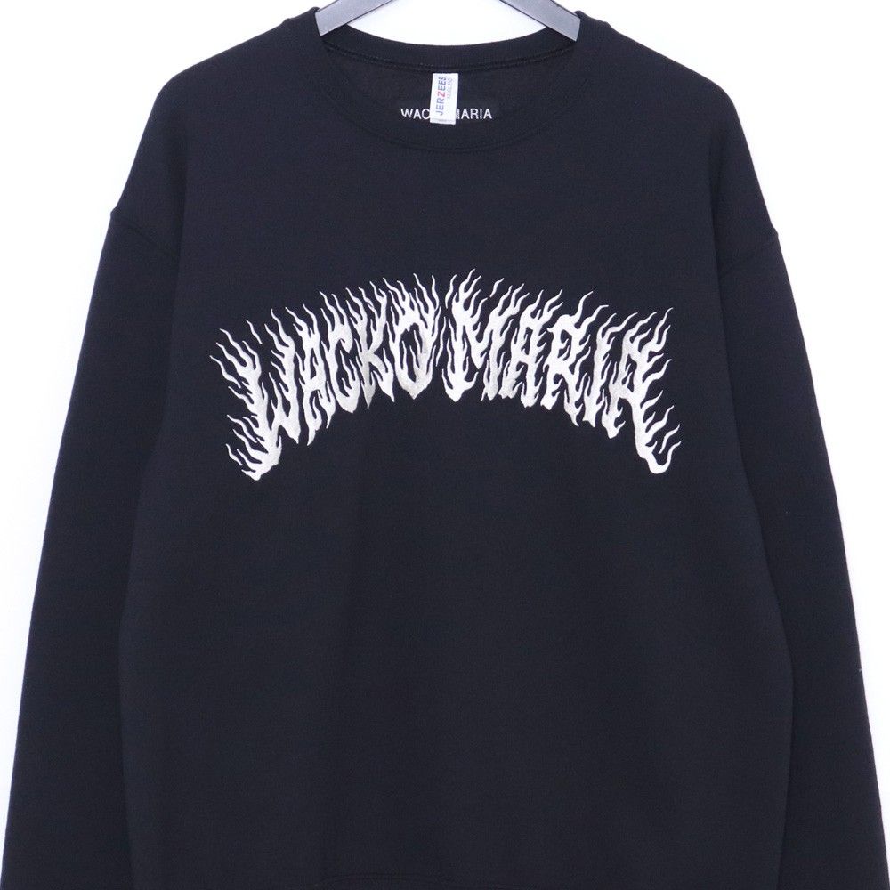 WACKO MARIA TIM LEHI CREW NECK SWEAT SHIRT TYPE-2 Mサイズ ブラック