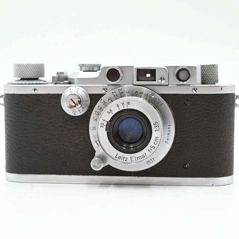  Leica IIIa Elmar 5 cm F 3 レンジファインダー フィルムカメラ 一眼レフカメラ(フィルム) フィルムカメラ