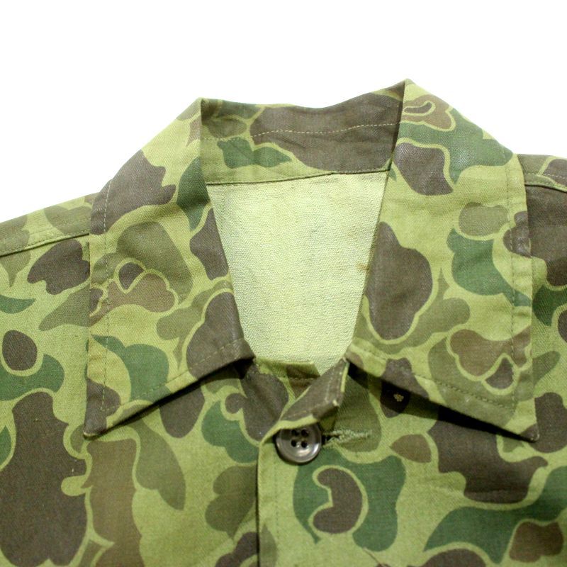 60s vintage 韓国軍 ダックハンターカモ ヘリンボーン ミリタリー