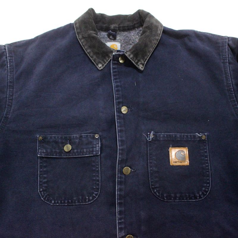 Carhartt ミシガンチョア Sダックジャケット カバーオール 裏地あり カーハート MICHIGAN CHORE COAT 裏地 ブランケット ダック