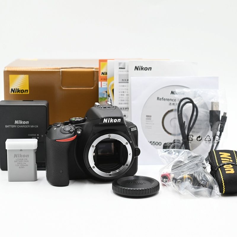 Nikon ニコン デジタル一眼レフカメラ D 5500 ボディー ブラック ショット数