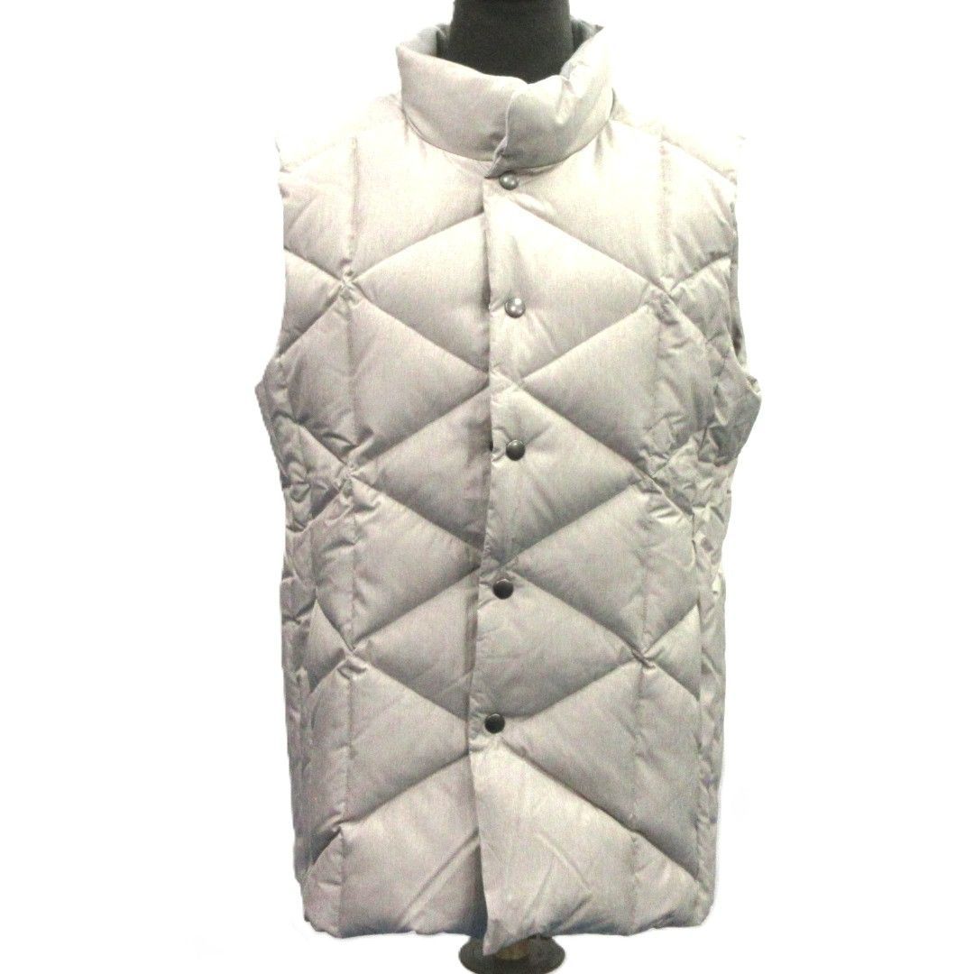 ポーランド産グース93％ 西川ダウンベスト グレー ￥27500 ♥