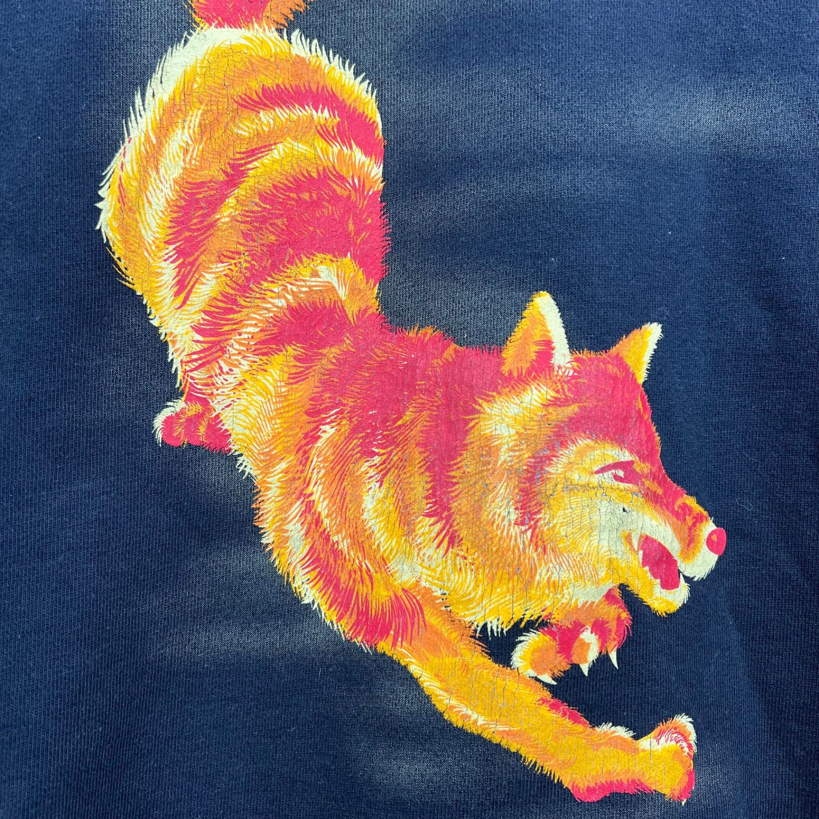 WOLFMAN B.R.S. sliver brand wolf sweat hoodie M 06-P1 ウルフマン