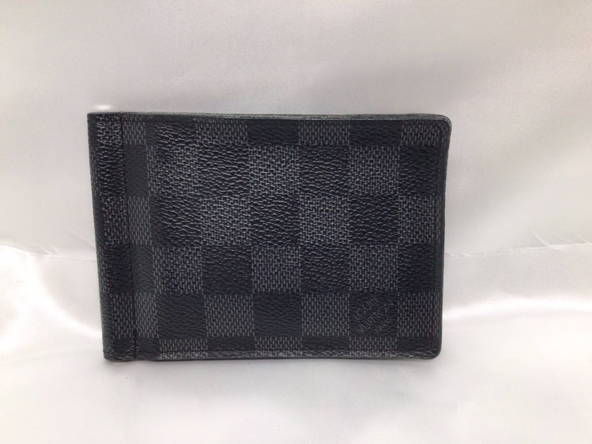 LOUIS VUITTON ルイヴィトン ダミエグラフィット ポルトフォイユパンス マネークリップ N 61000 M-1782