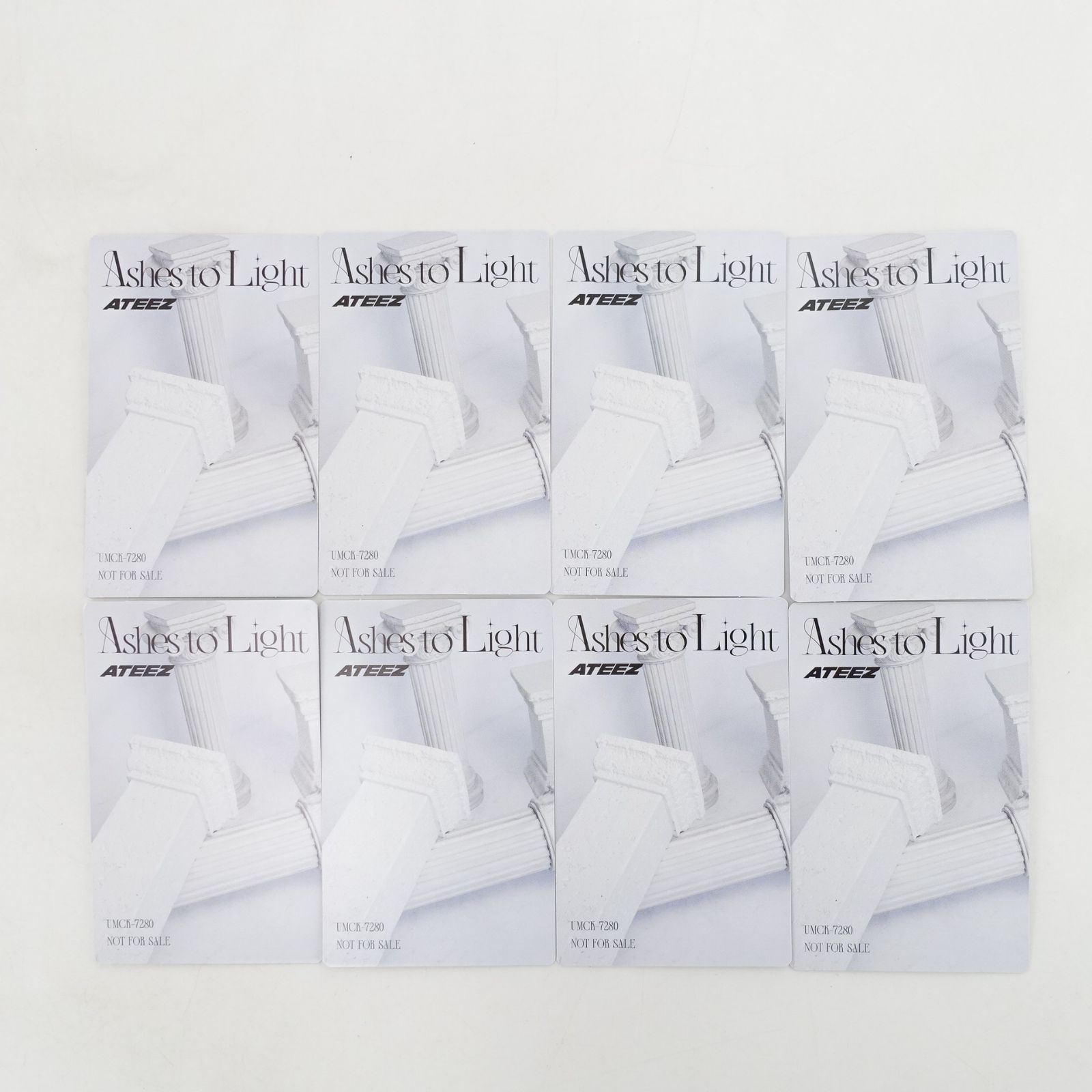 ATEEZ ashes to light フラッシュプライス盤 8種 コンプ トレカ フォト