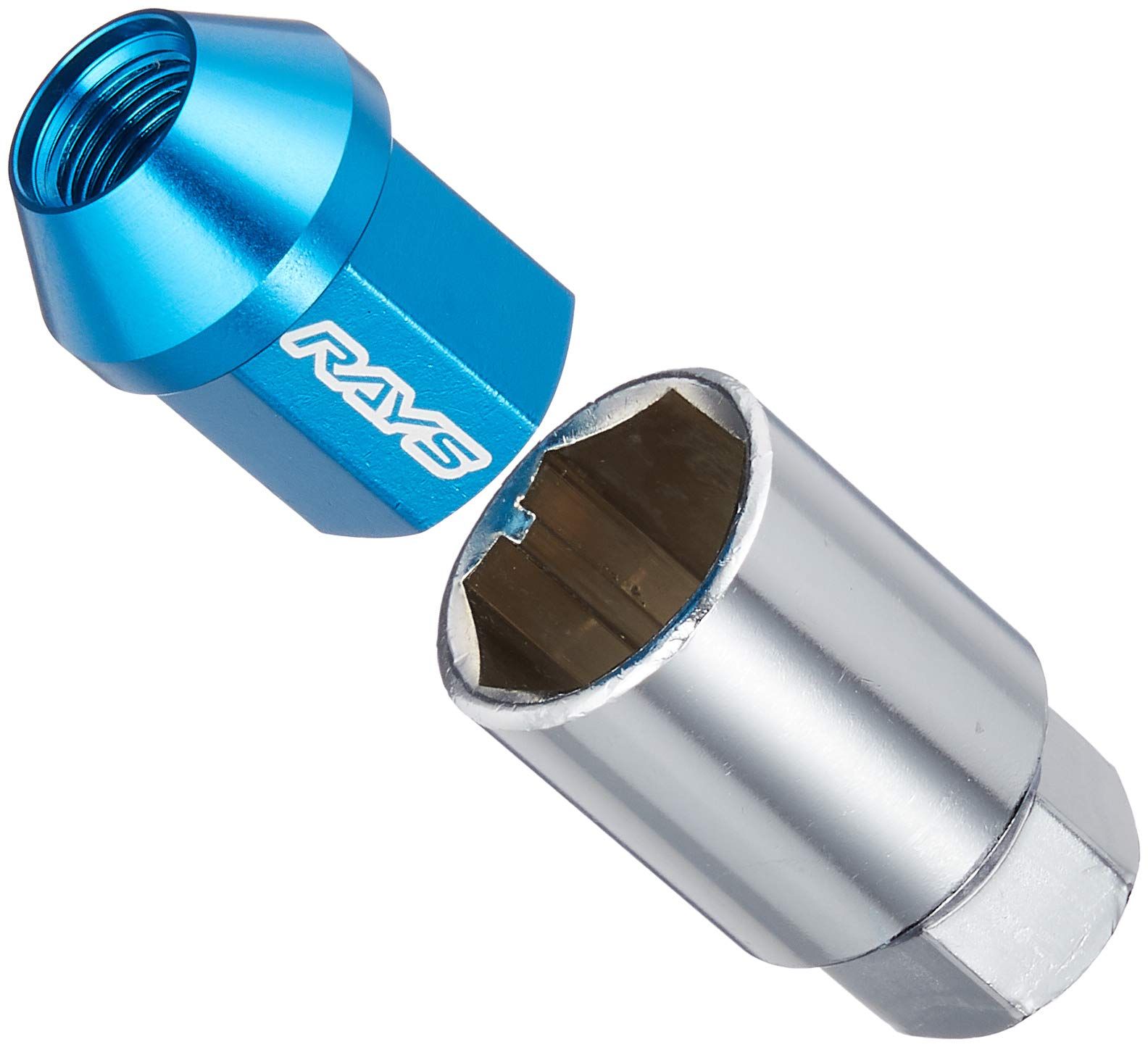 RAYS レイズ ジュラルミンロック-ナットセット L 32 5 H用 M 12 X 1.25 ブルーアルマイト