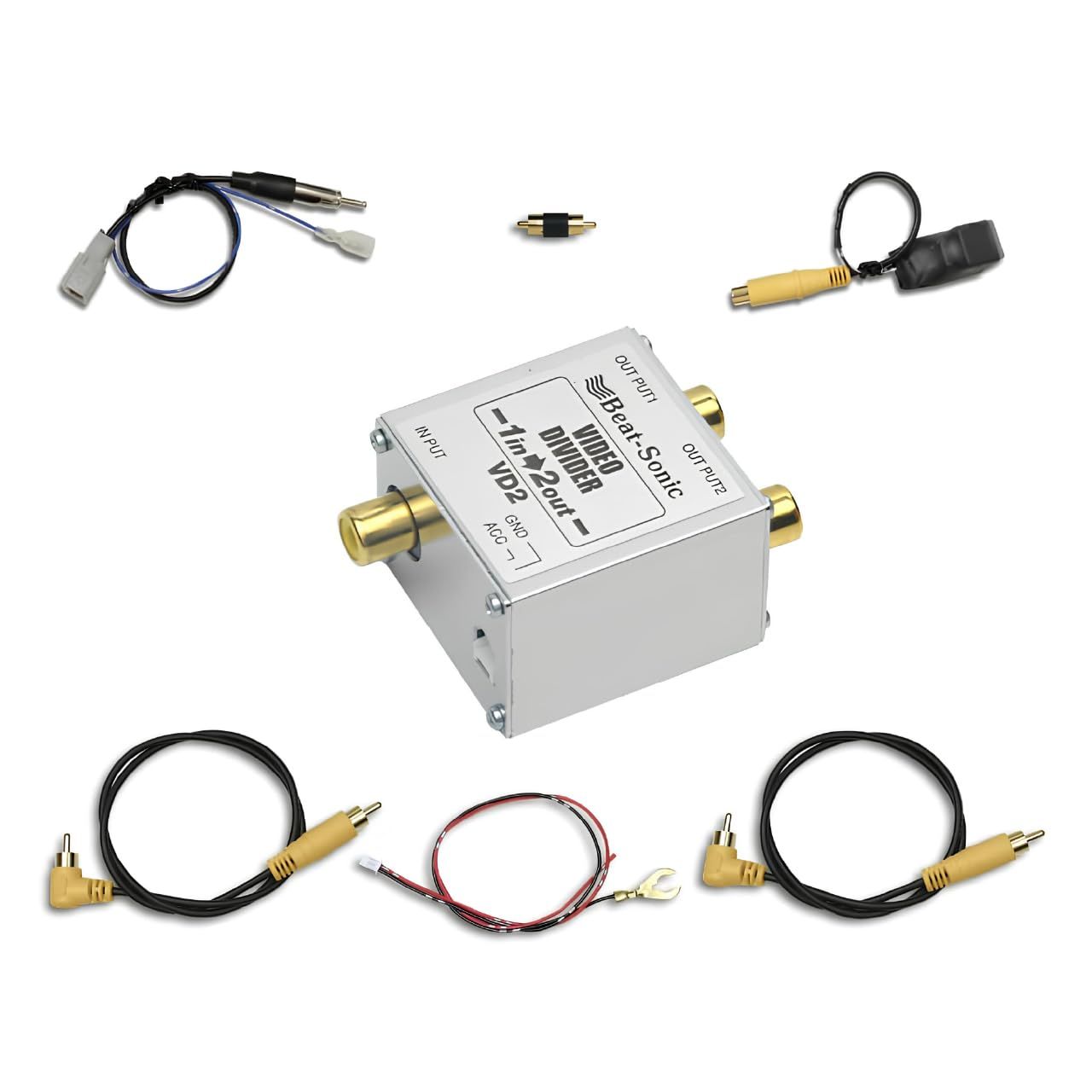 ビートソニック Beat-Sonic バックカメラアダプター 三菱デリカD 5用 BC 10