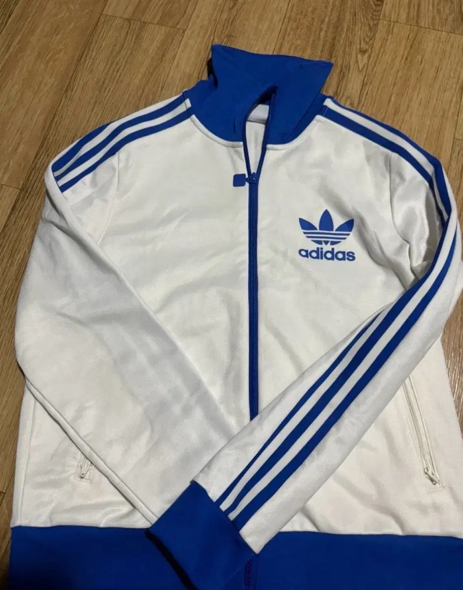 アディダス オリジナル ベッケンバウアー トラックジャージ トップス クラウド 白 ブルー
