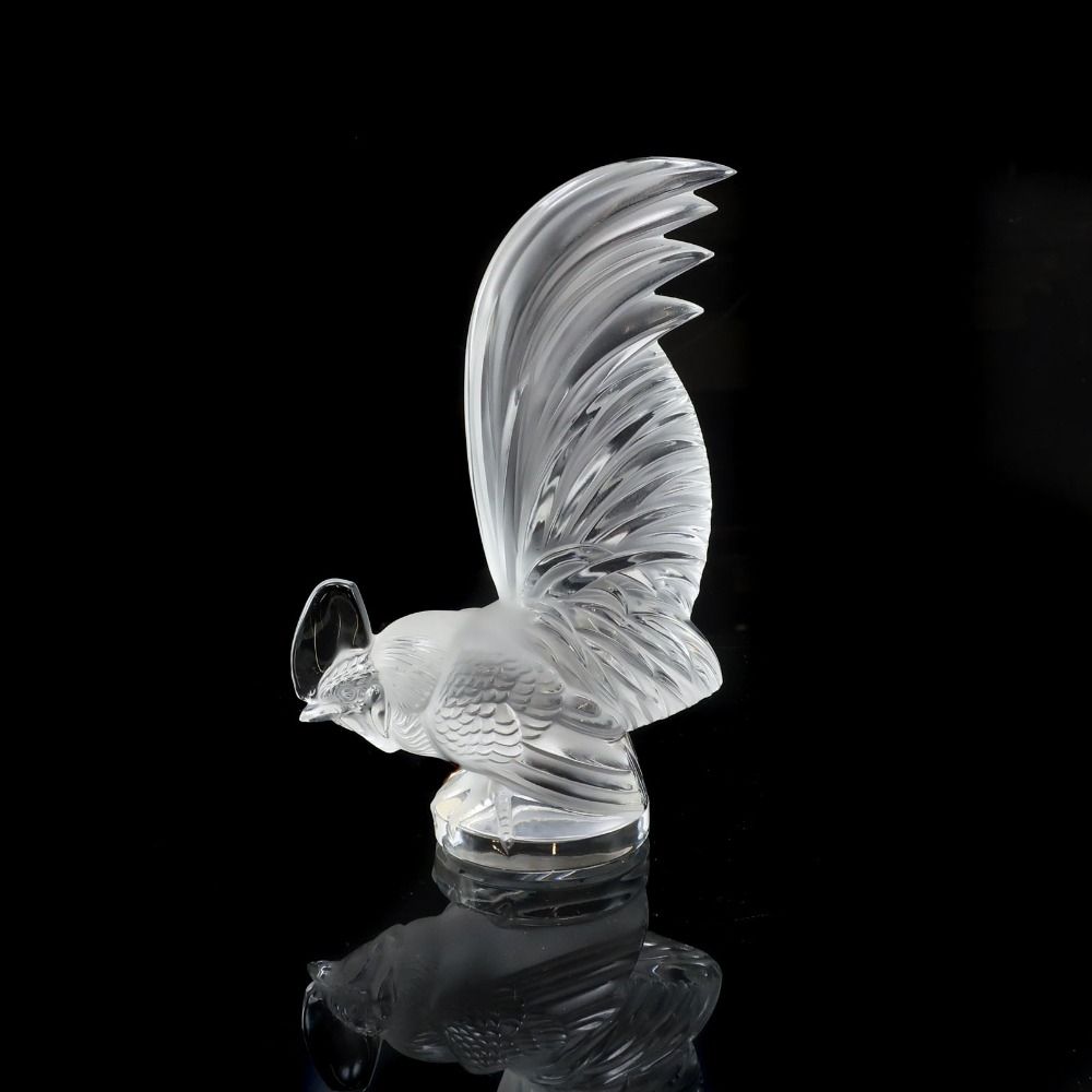 LALIQUE】ラリック COQ NAIN ( コックナン チャボ 矮鶏 ) クリスタル _