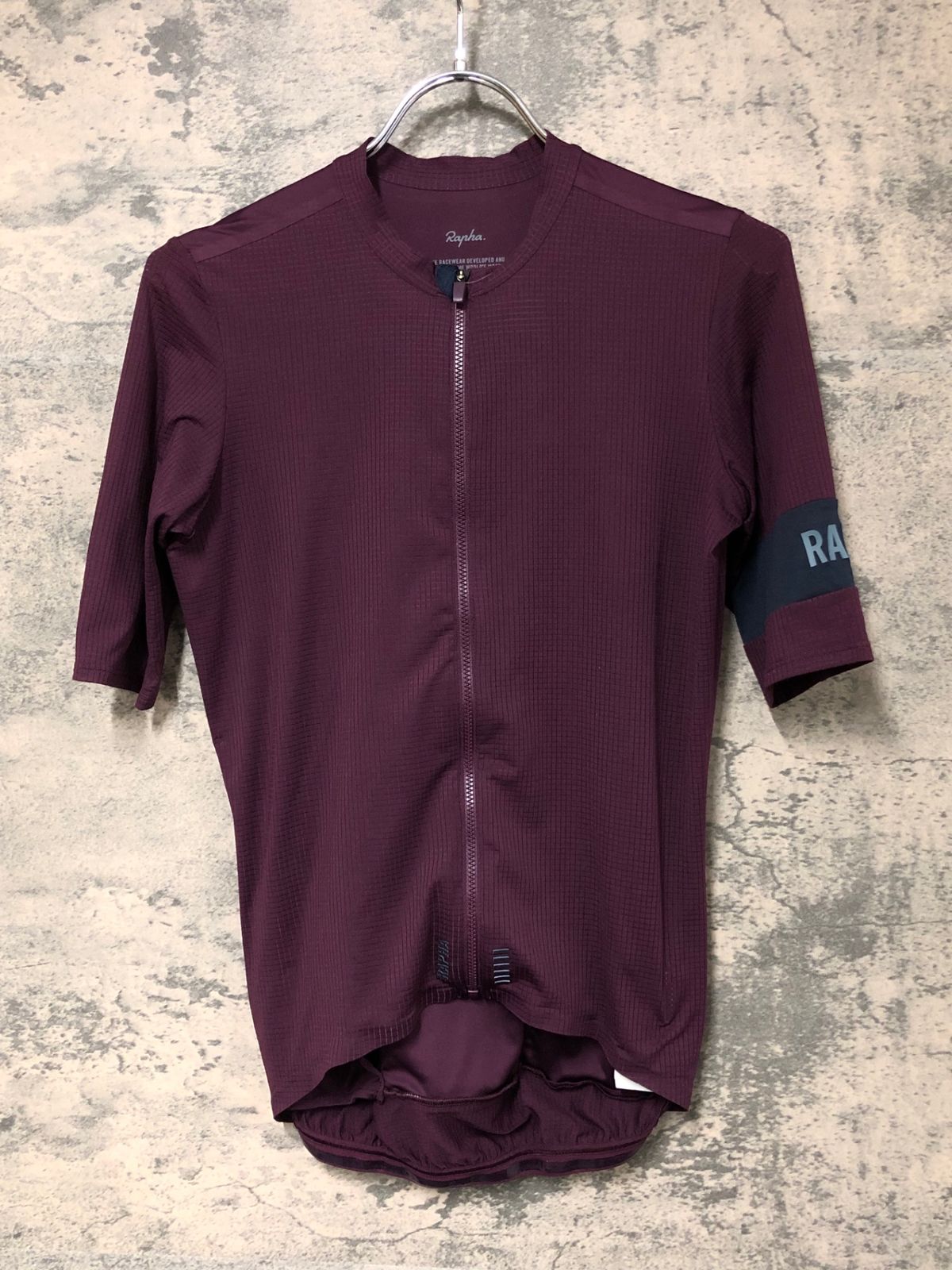 JO 798 ラファ Rapha PRO TEAM FLY WEIGHT JERSEY 半袖 サイクルジャージ 赤 S