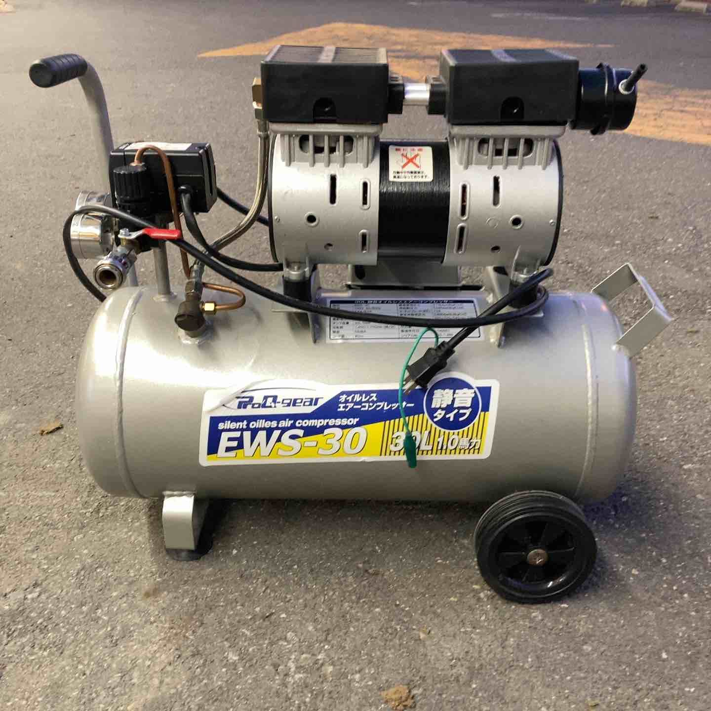 シンセイ 静音オイルフリーコンプレッサー EWS-30