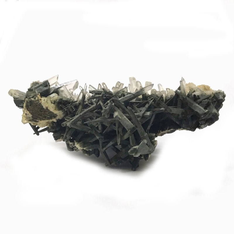 ガネーシュヒマール産 水晶クラスター クローライトINクォーツ（913