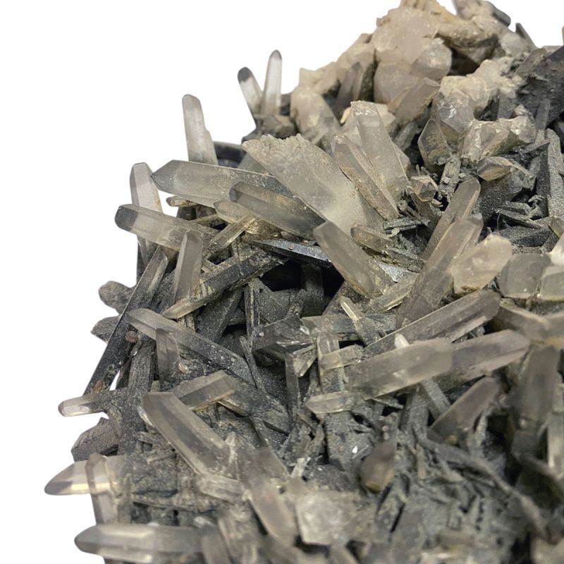 天然石 ガネーシュヒマール産 水晶クラスター クローライトINクォーツ（913） ガネーシュヒマール産 水晶クラスター クローライトINクォーツ（913