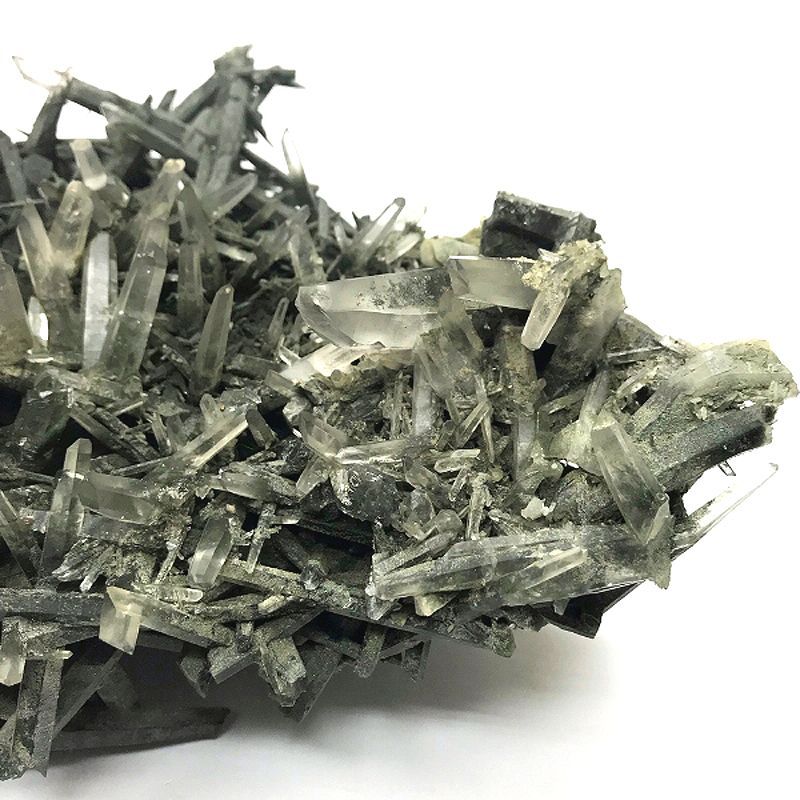 水晶クラスター クローライトINクォーツ