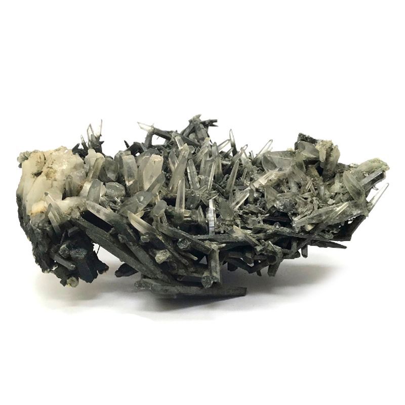 ガネーシュヒマール産 水晶クラスター クローライトINクォーツ 913 天然石