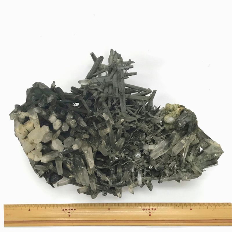 ガネーシュヒマール産 水晶クラスター クローライトINクォーツ（913