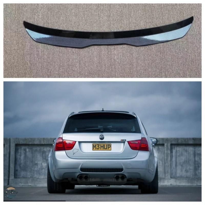 BMW e 91 スポイラー 3 m-pack-2008 リア トランク マスク プラスチック カスタムパーツ 部品 アクセサリー