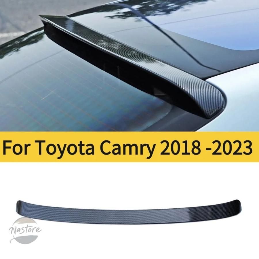 トヨタ toyota リア スポイラー カスタム アクセサリー absプラスチック製 ウィンドウトップウィング カムリ 2018-21 2025 2