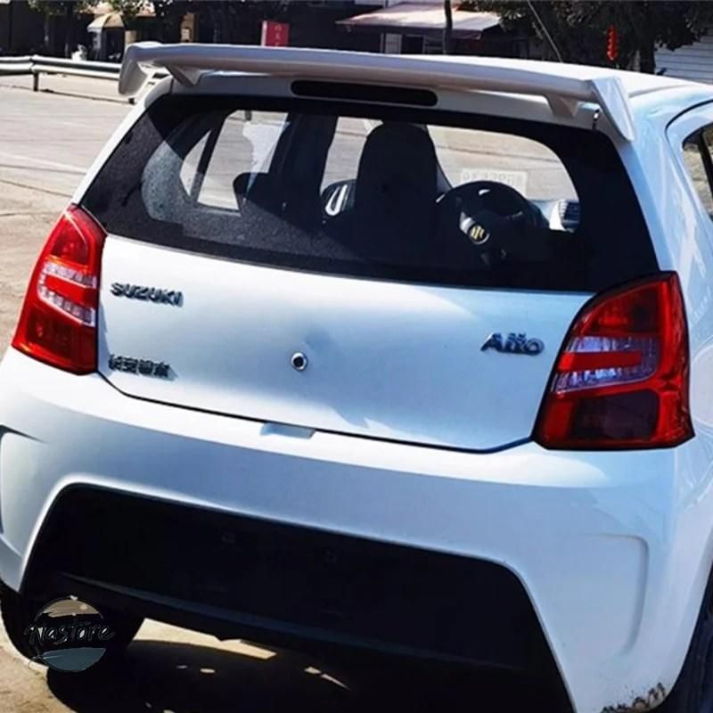 スズキ suzuki リア キット スポイラー リップ カスタム アクセサリー アルト 光沢 ある白 |2004-2025 ルーフウイング abs