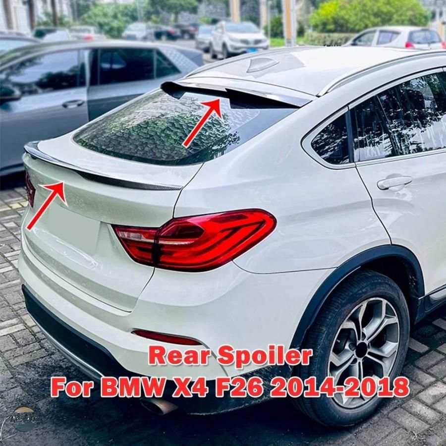 BMW x 4 スポイラー リップ アクセサリー カスタム リアルーフウイング f 26 カスタムパーツ 部品