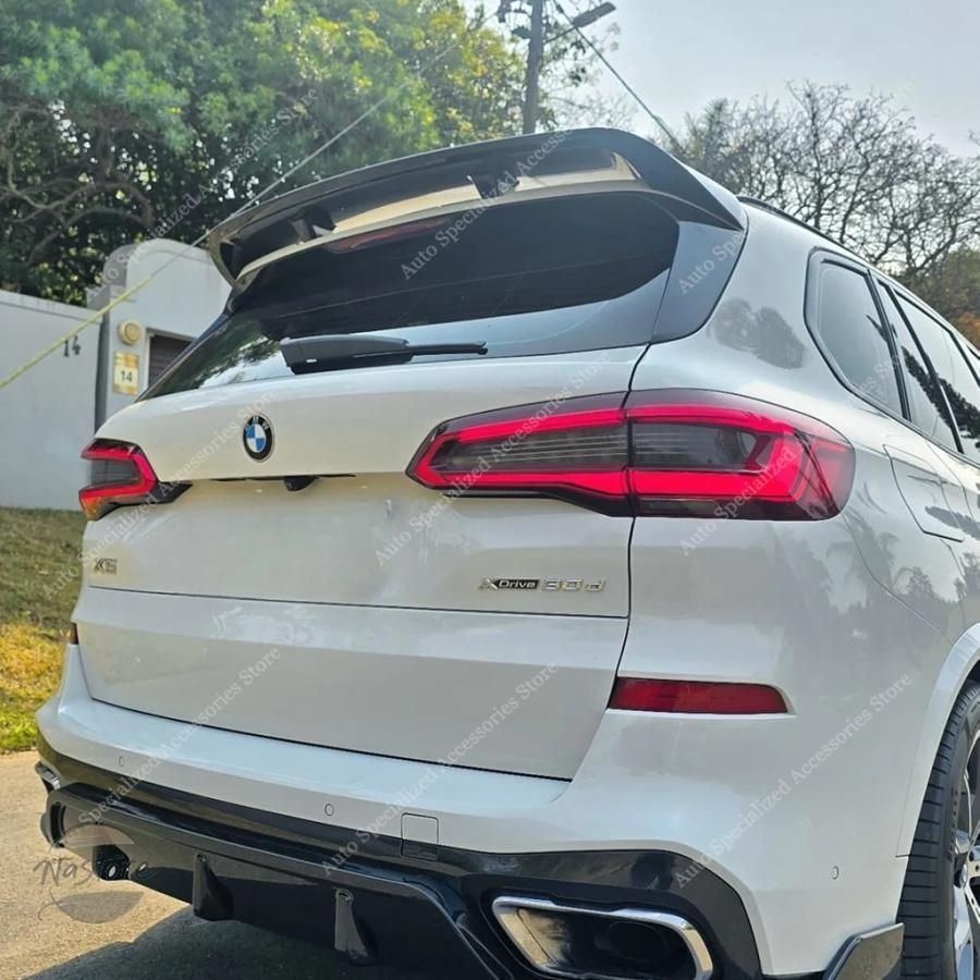 BMW x 5 リア キット スポイラー g 05 グロスブラック mtスタイル テールウィング リッド 30 i d 40 45 e 50 m 60 2018