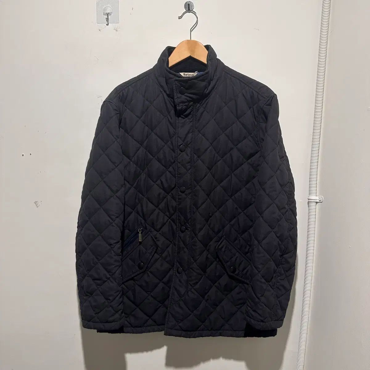 バブアー ブラック キルティング ジャケット