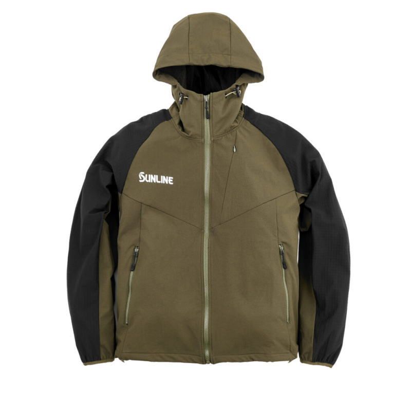 サンライン ライトシェルパーカー SUW 15510 オリーブ XXLサイズ sunline