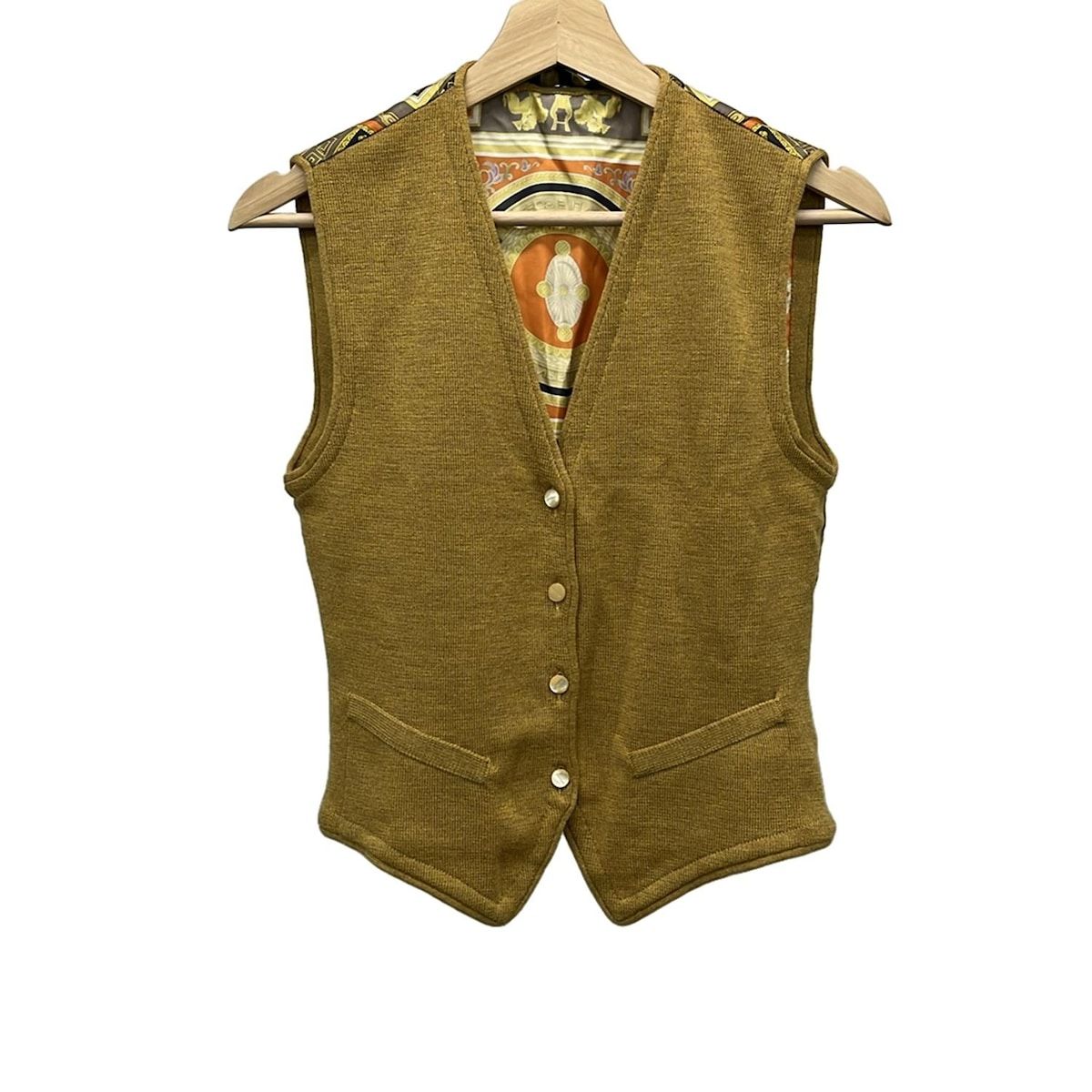 ETRO エトロ ベスト サイズ42 M レディース ダークイエロー