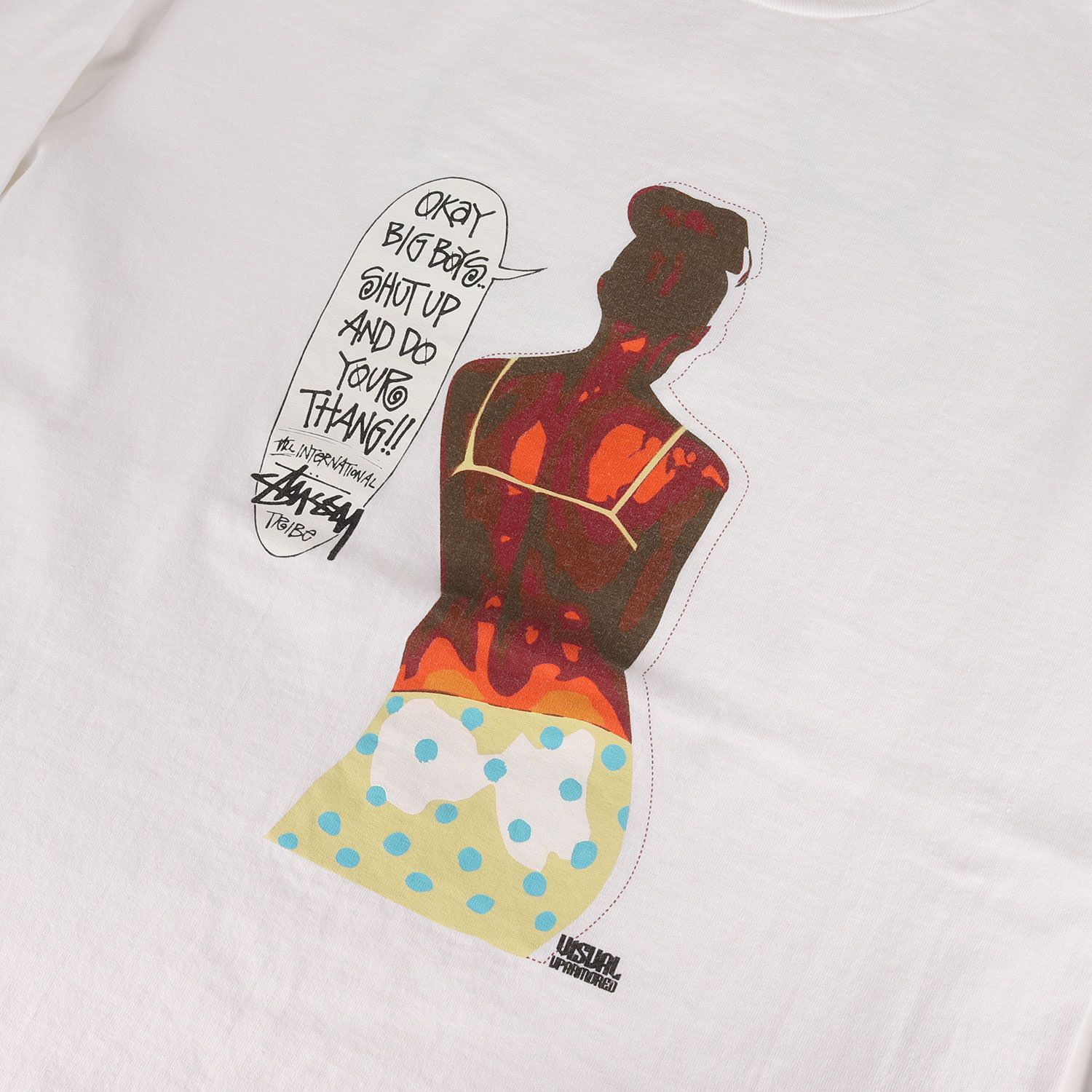 STUSSY ステューシー Tシャツ ホワイト 白 サイズ:M | 00s FPAR ビッグ 