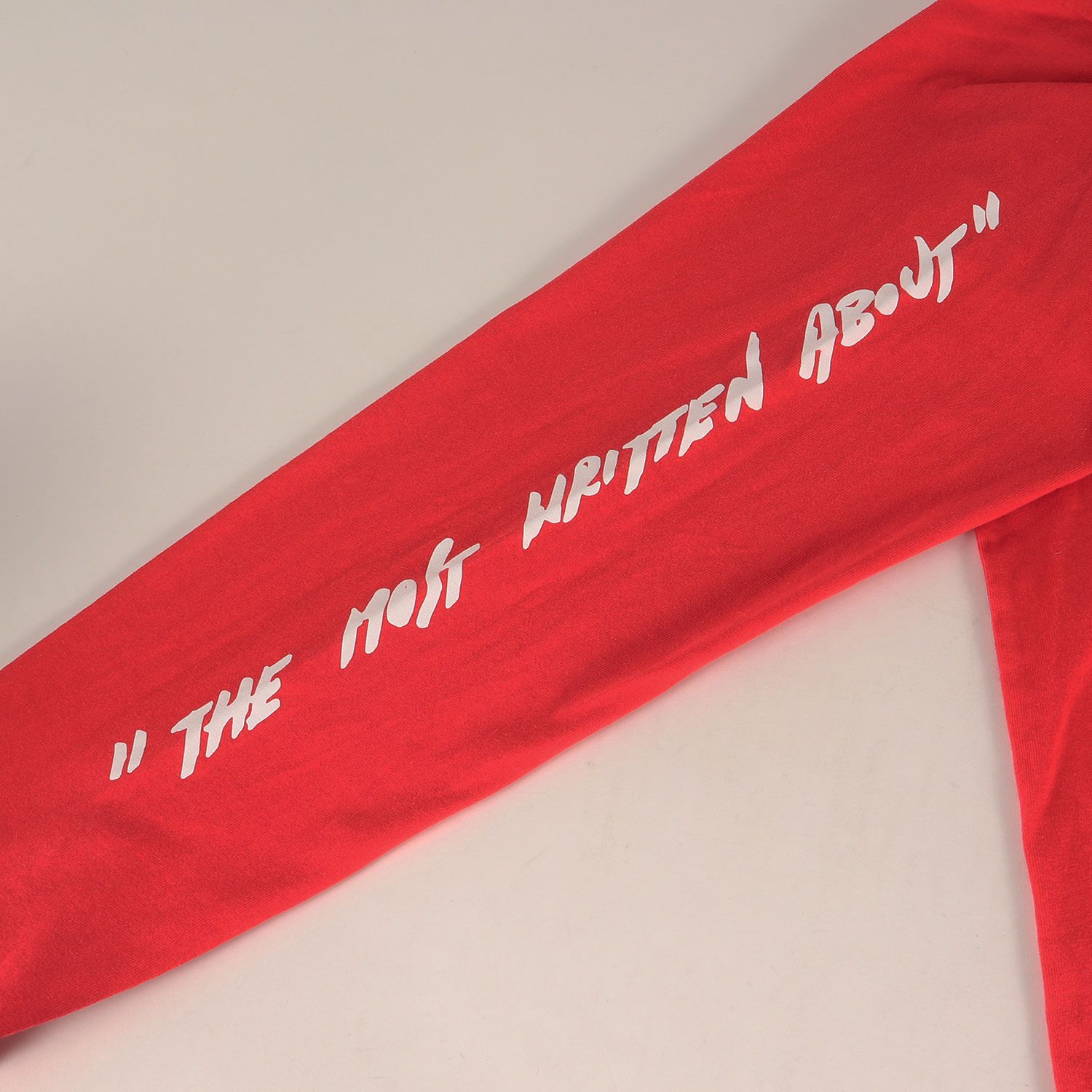 OFF-WHITE オフホワイト Tシャツ レッド サイズ:L | モナリザ