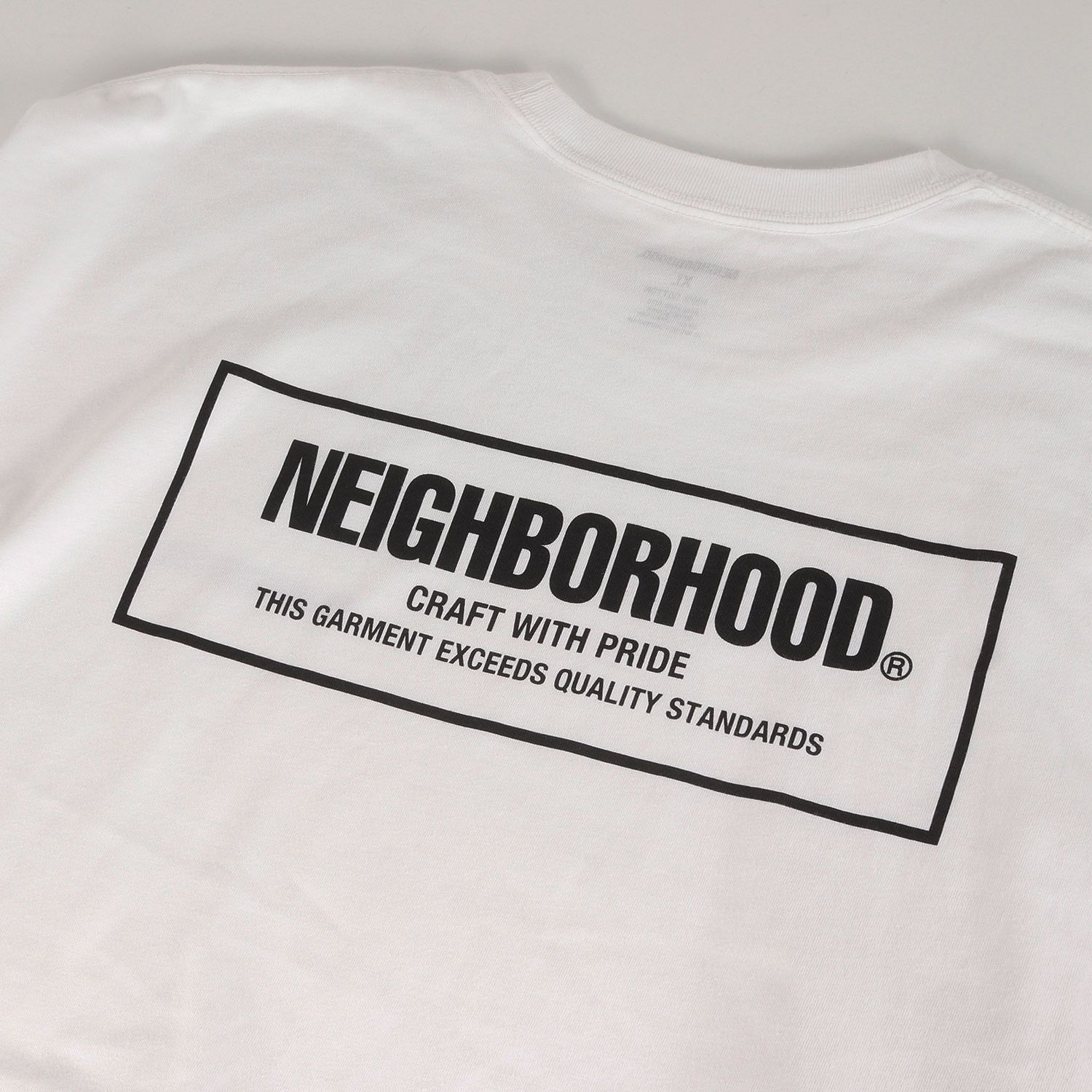 NEIGHBORHOOD ロングスリーブカットソー ホワイト XL 中古・古着通販】NEIGHBORHOOD (ネイバーフッド) ロングスリーブT