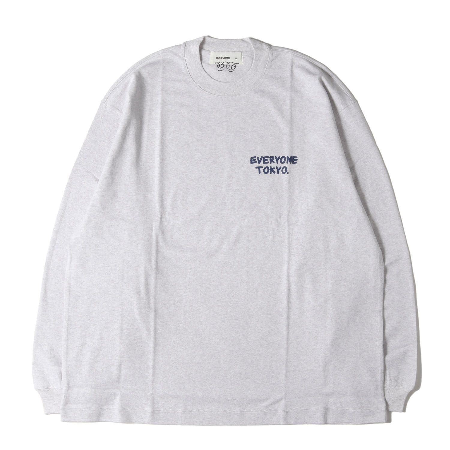 everyone エブリワン Tシャツ ヘザーグレー サイズ XL 店舗 j 30000 ロングスリーブ トップス カットソー 長袖 メンズ