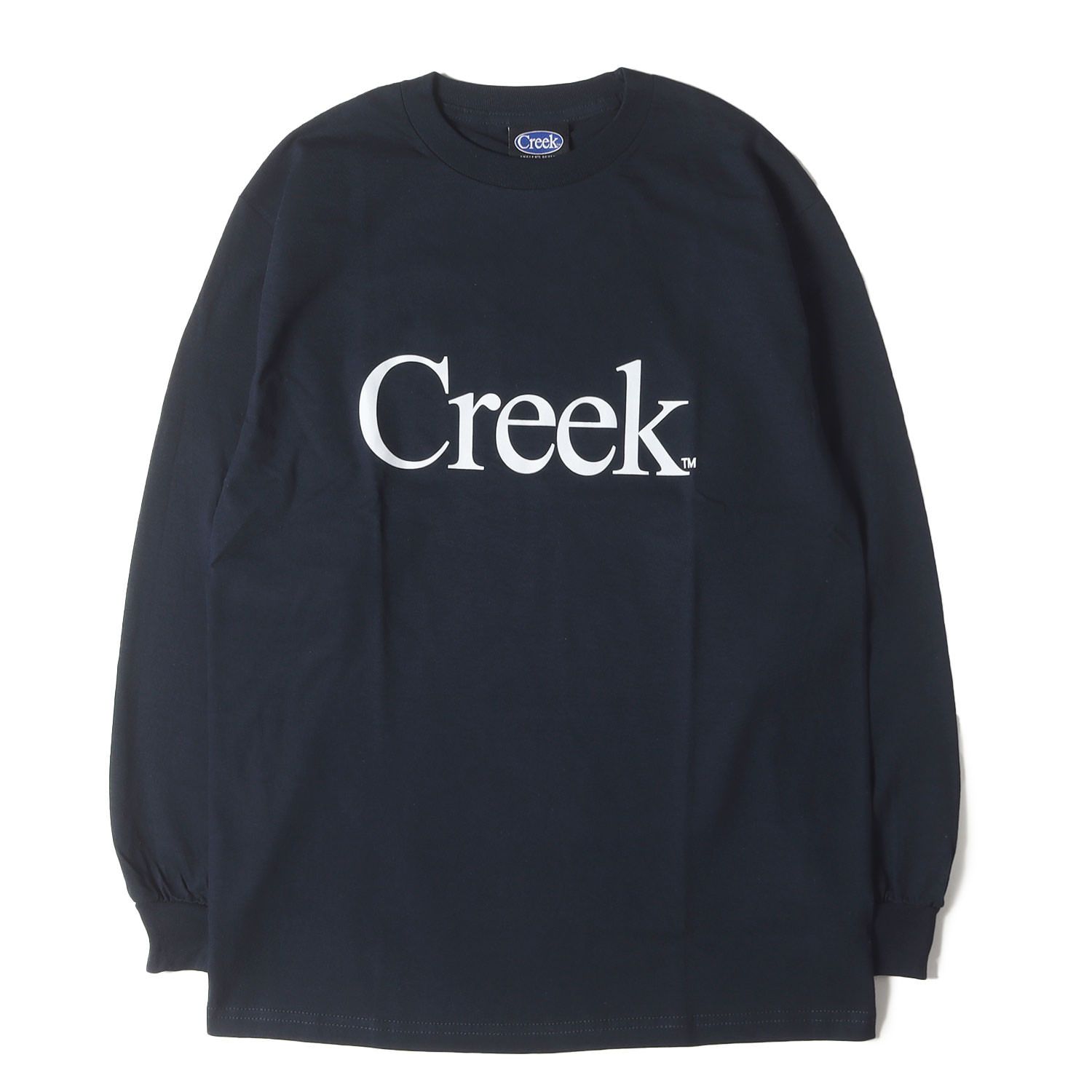 Creek Anglers Device クリークアングラーズデバイス Tシャツ ネイビー 紺 サイズ M | ブランドロゴ ロングスリーブ トップス カットソー 長袖 メンズ