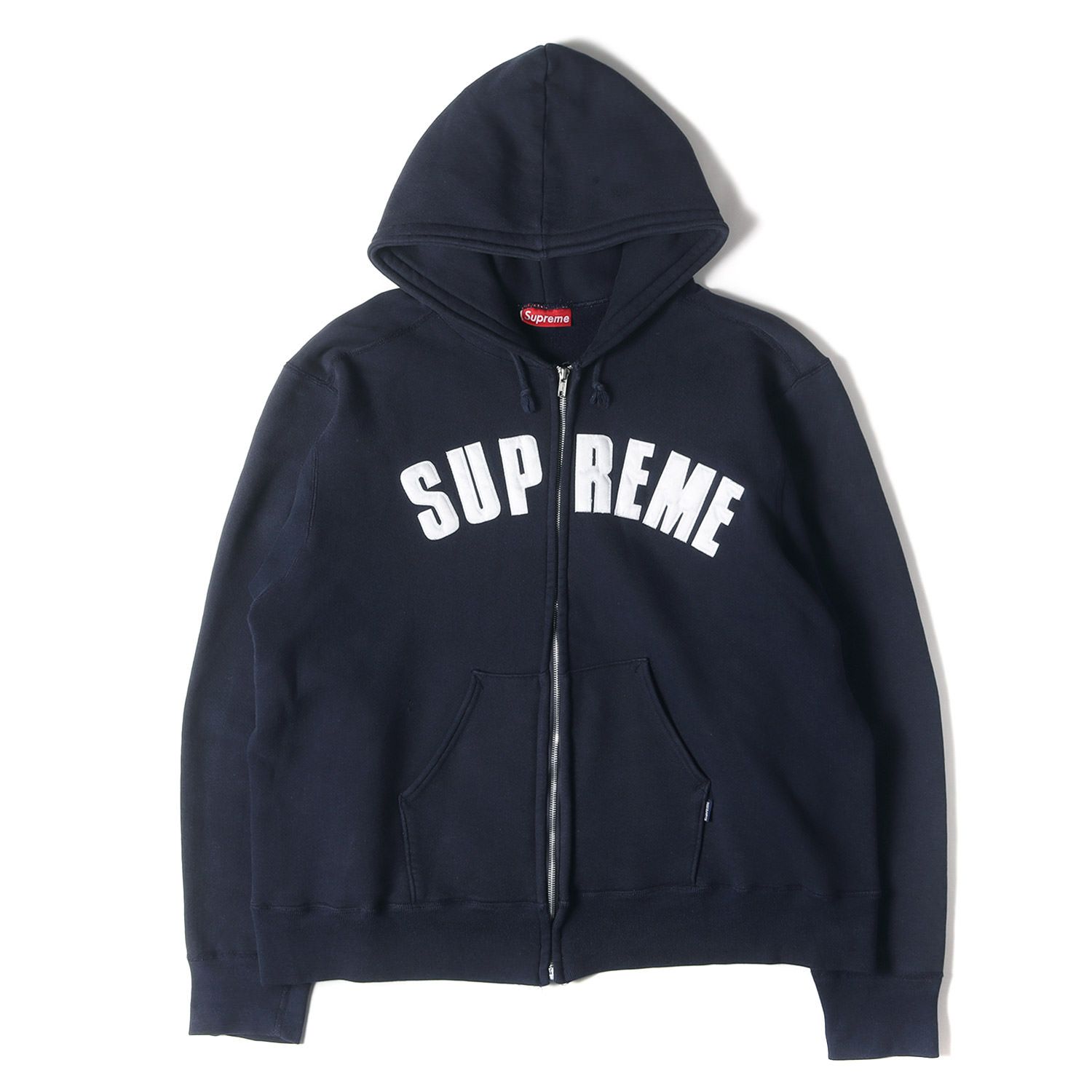 Supreme シュプリーム パーカー ネイビー 紺 サイズ:XL | 00s