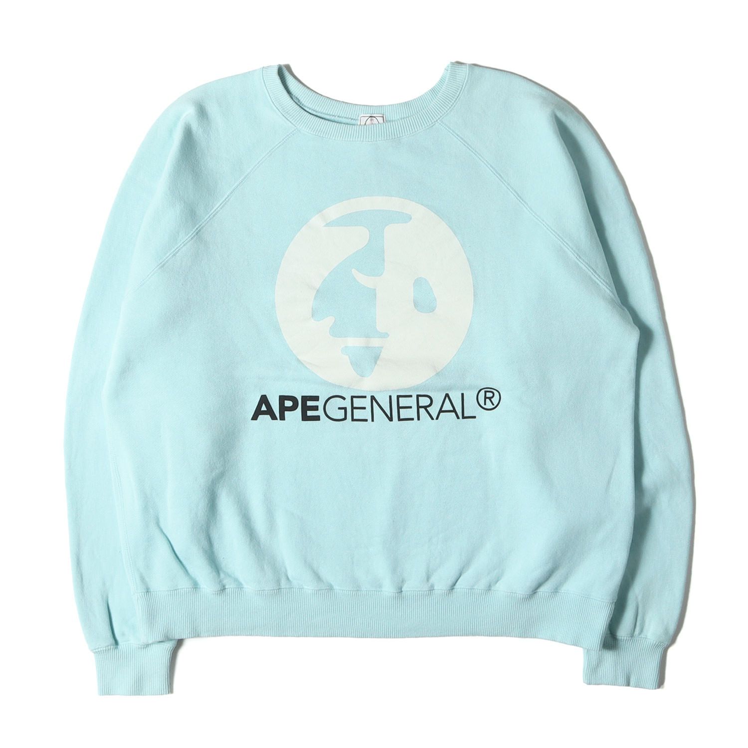 A BATHING APE ア ベイシング エイプ スウェット ライトブルー サイズ