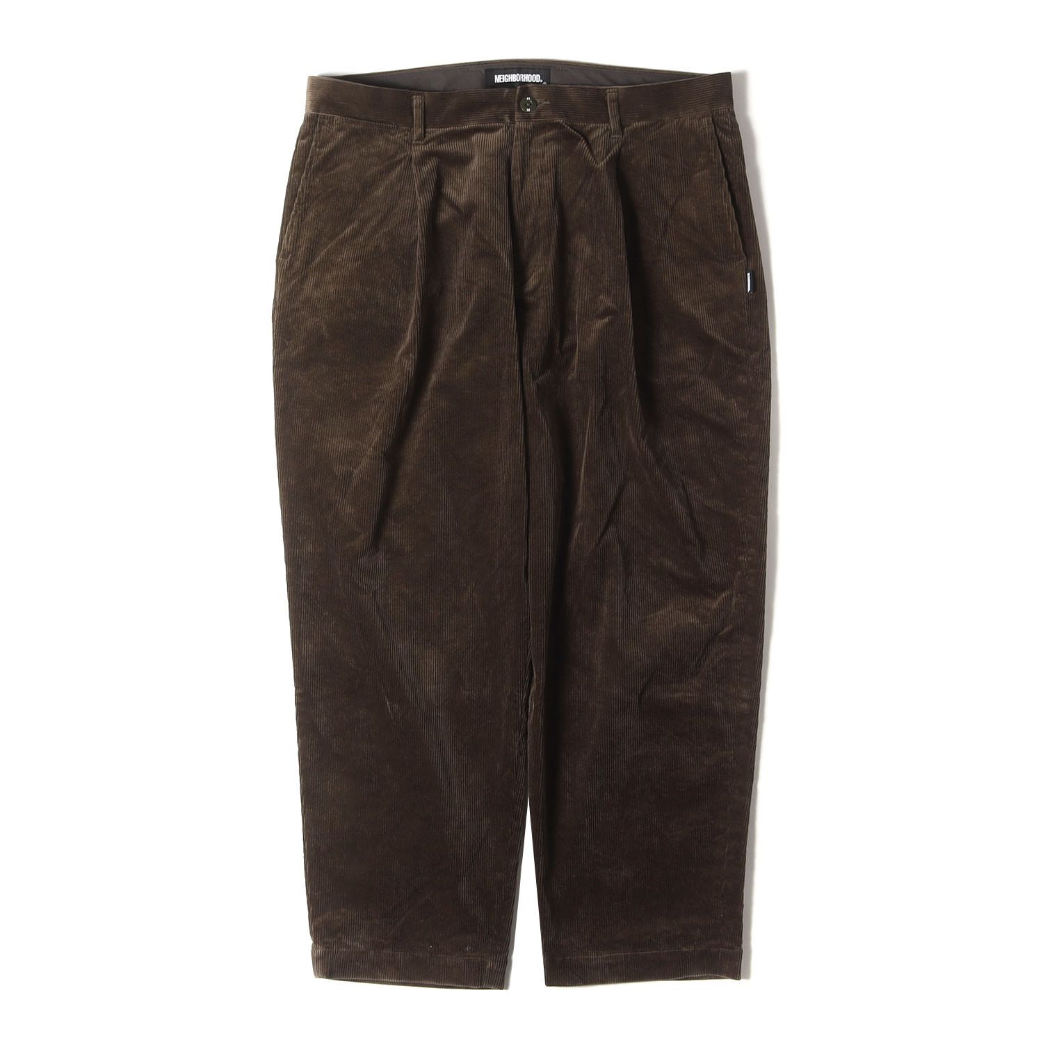 NEIGHBORHOOD　パンツ　コーデュロイ　スラックス NEIGHBORHOOD ネイバーフッド パンツ ブラウン サイズ:XL | 21AW 1