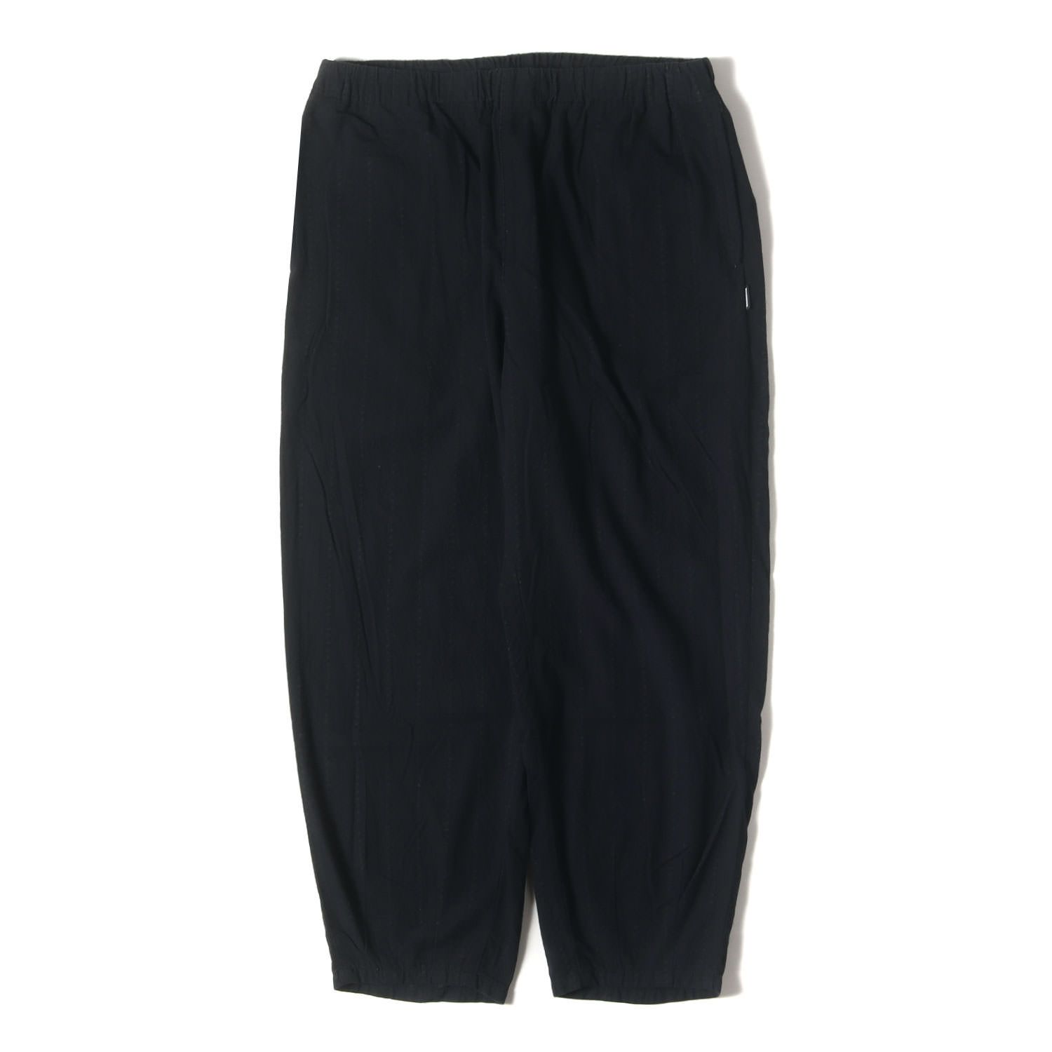 ネイバーフッド パンツ ブラック 黒 サイズ M | 22 SS ドビー織り ロゴストライプ イージーパンツ DOBBY C-PT ボトムス ズボン メンズ