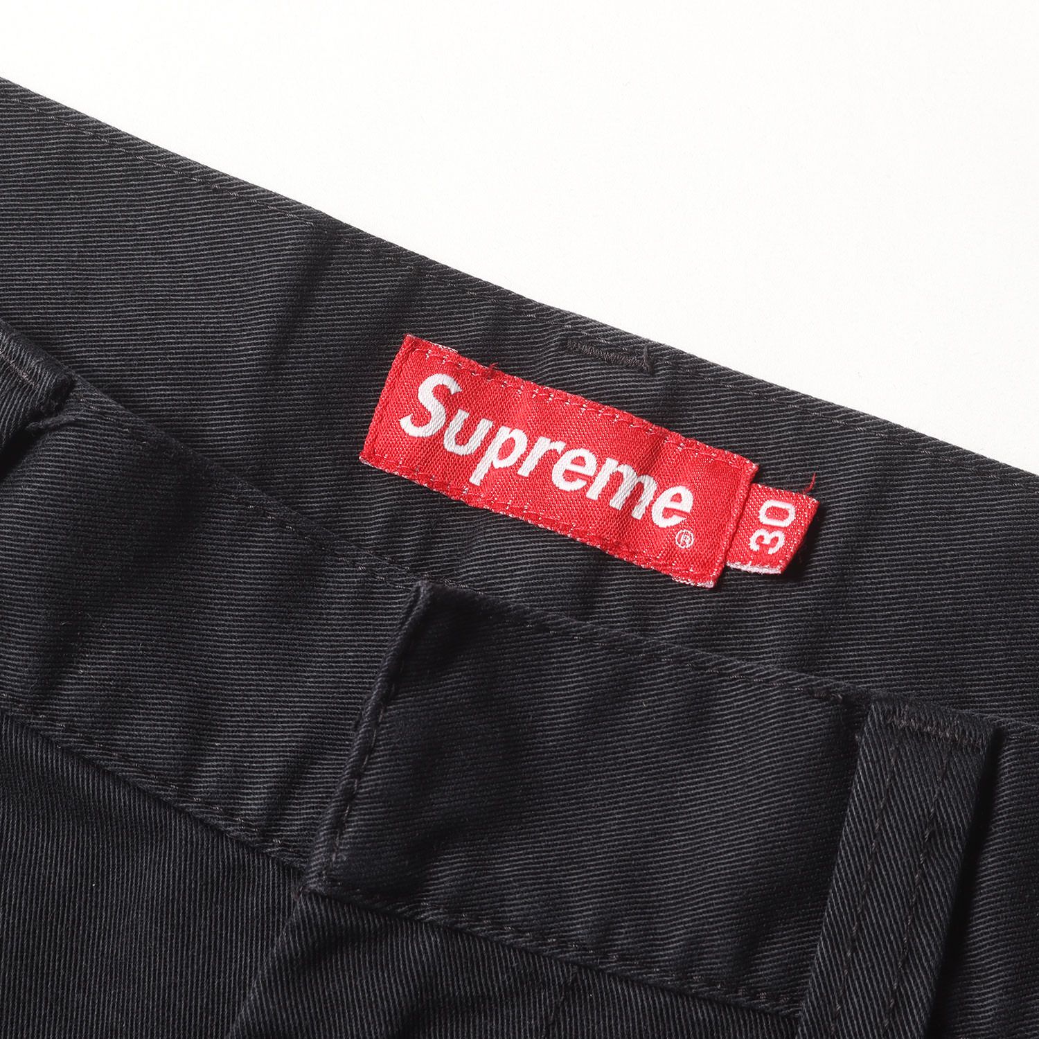 Supreme シュプリーム パンツ ブラック 黒 サイズ:30 | T/Cツイル