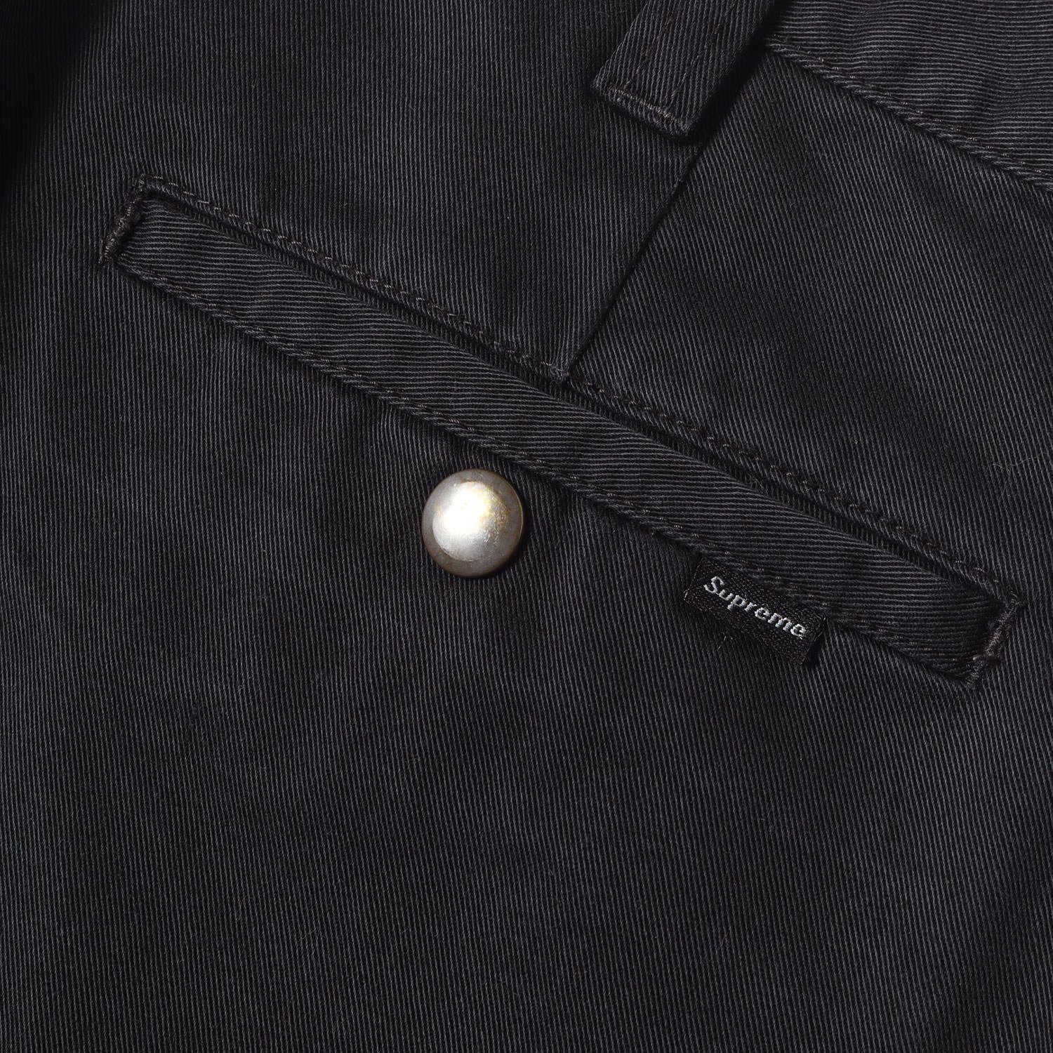 Supreme シュプリーム パンツ ブラック 黒 サイズ:30 | T/Cツイル