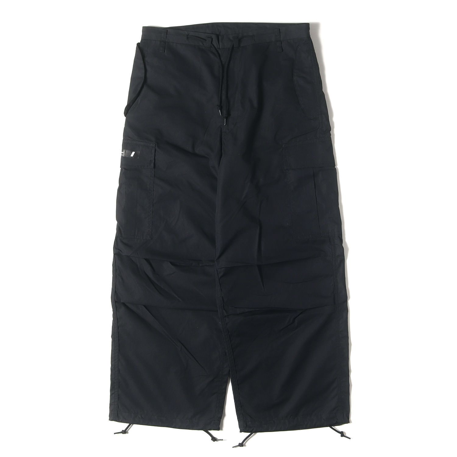 WTAPS ダブルタップス パンツ ブラック 黒 サイズ S 25 AW ウェザークロス ミリタリー カーゴパンツ TROUSERS NYCO WEATHER ボトムス ズボン メンズ