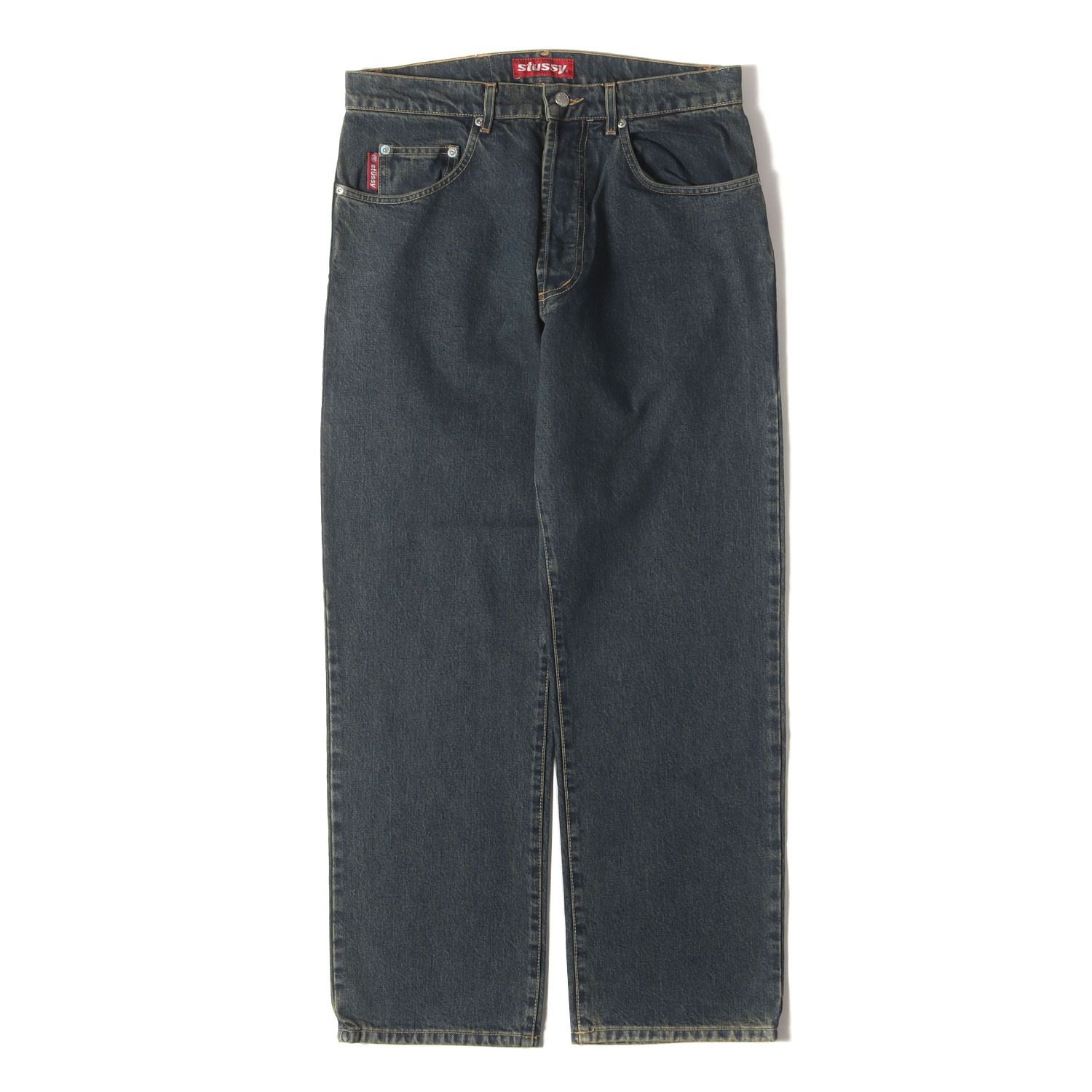 ステューシー STUSSY FUTURAコラボ デニムパンツ　32 STUSSY x FUTURA 限定デニムパンツ ステューシー チャプト コラボ