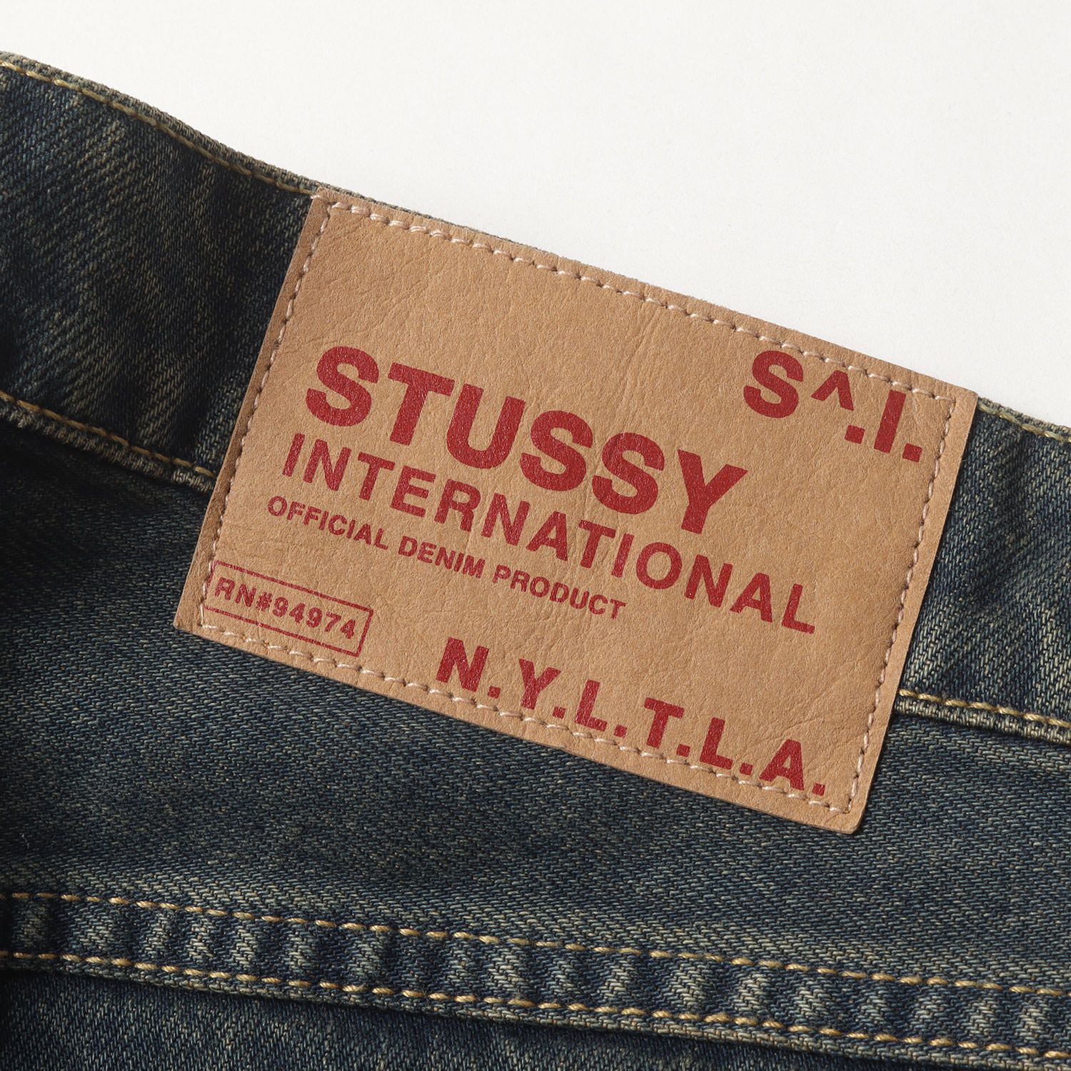 新品】STUSSY ステューシー パンツ インディゴ サイズ:32 | 00s
