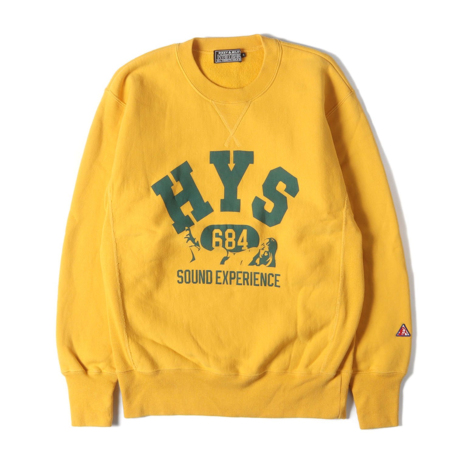 美品】HYSTERIC GLAMOUR ヒステリックグラマー スウェット イエロー