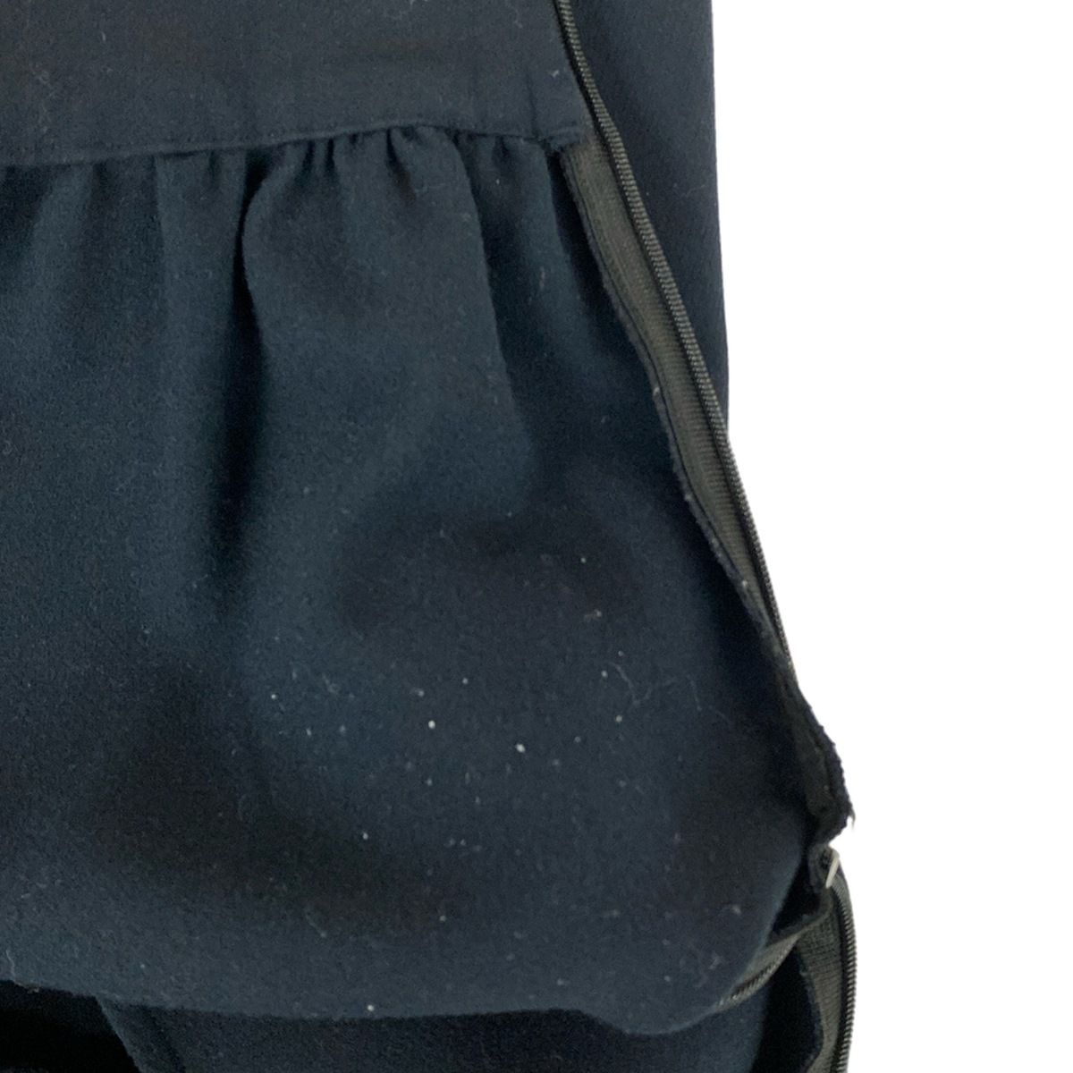 【美品】YOKO CHAN ヨーコチャン ウエストマーク コート36 ネイビー 美品】YOKO CHAN ヨーコチャン ウエストマーク コート36 ネイビー