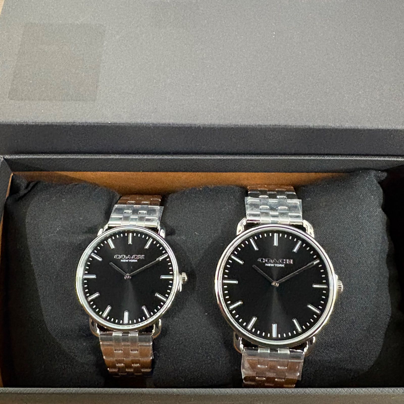 訳あり COACH コーチ ペアウォッチ 針汚れ