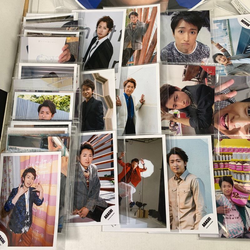 中古品】 嵐 大野智 グッズまとめ うちわ 写真 他 大野くん 【086