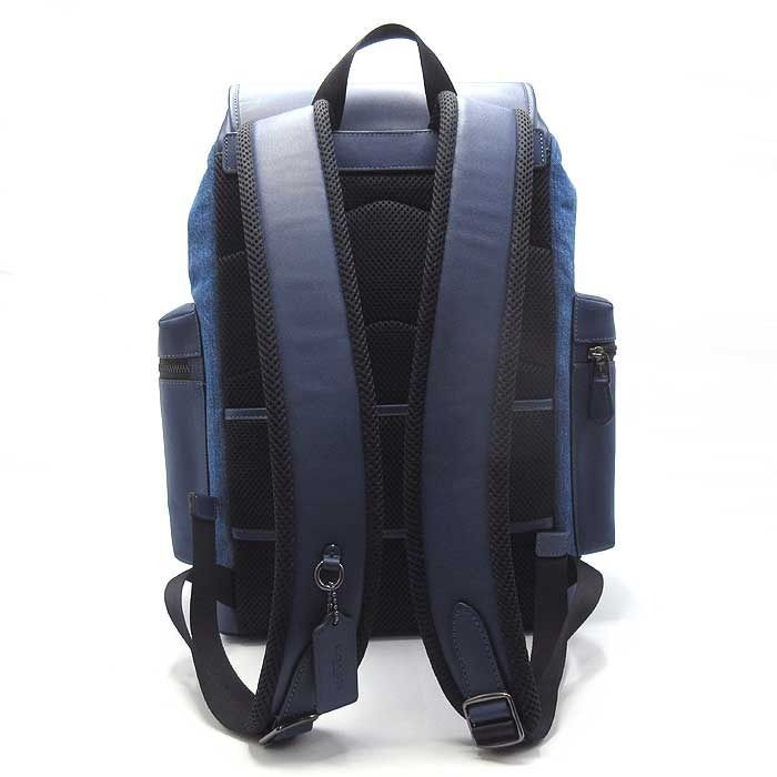 新品】コーチ CBI76 QBXR9 (デニム×ディープブルー) バッグ リュック