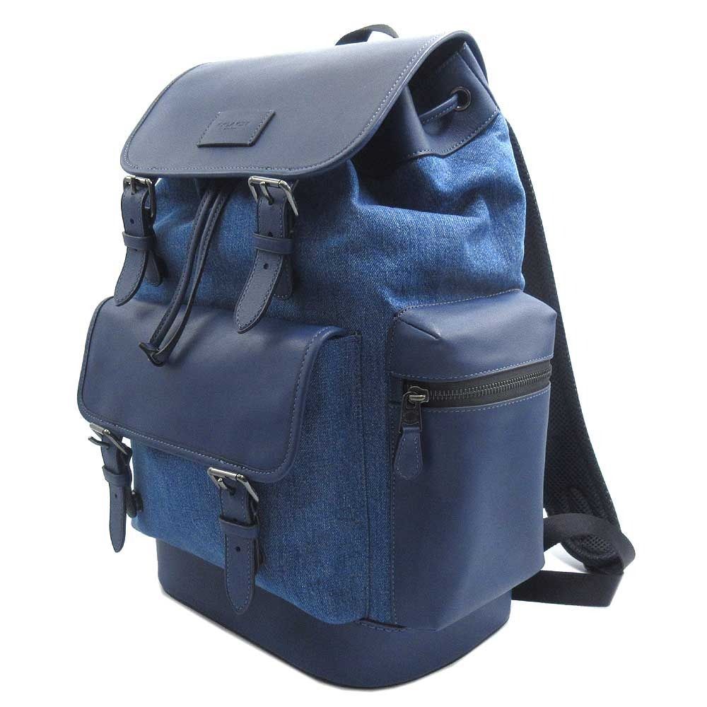 新品】コーチ CBI76 QBXR9 (デニム×ディープブルー) バッグ リュック